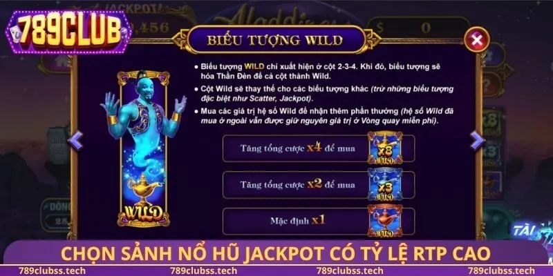 Phương pháp chọn sảnh nổ hũ Jackpot có tỷ lệ RTP cao